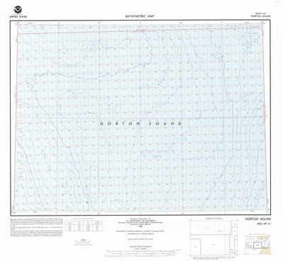 National Oceanographic & Atmospheric Administration (NOAA) Norton Sound (NP 3-1) digital map