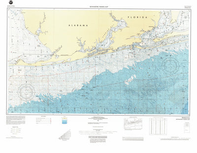 National Oceanographic & Atmospheric Administration (NOAA) Pensacola (F-26) digital map