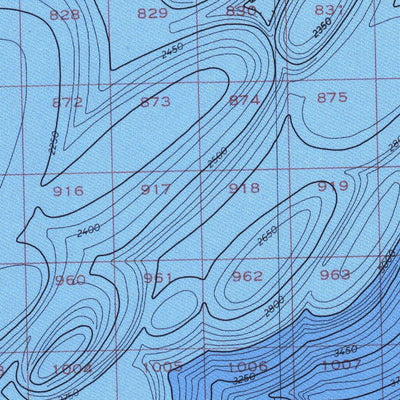 National Oceanographic & Atmospheric Administration (NOAA) Portlock Bank (NO 6-3) digital map