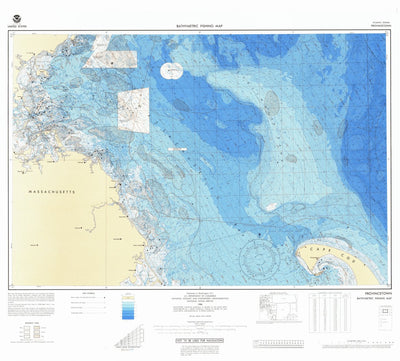 National Oceanographic & Atmospheric Administration (NOAA) Provincetown (F-101) digital map