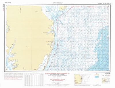 National Oceanographic & Atmospheric Administration (NOAA) Salisbury (NJ 18-5) digital map
