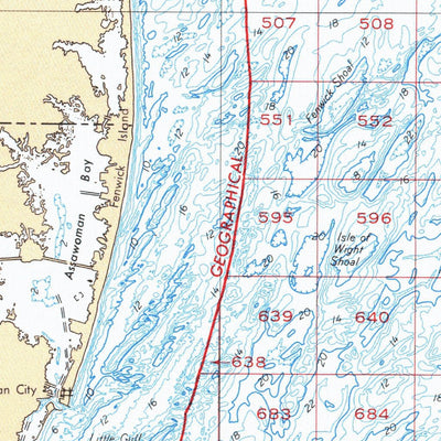 National Oceanographic & Atmospheric Administration (NOAA) Salisbury (NJ 18-5) digital map