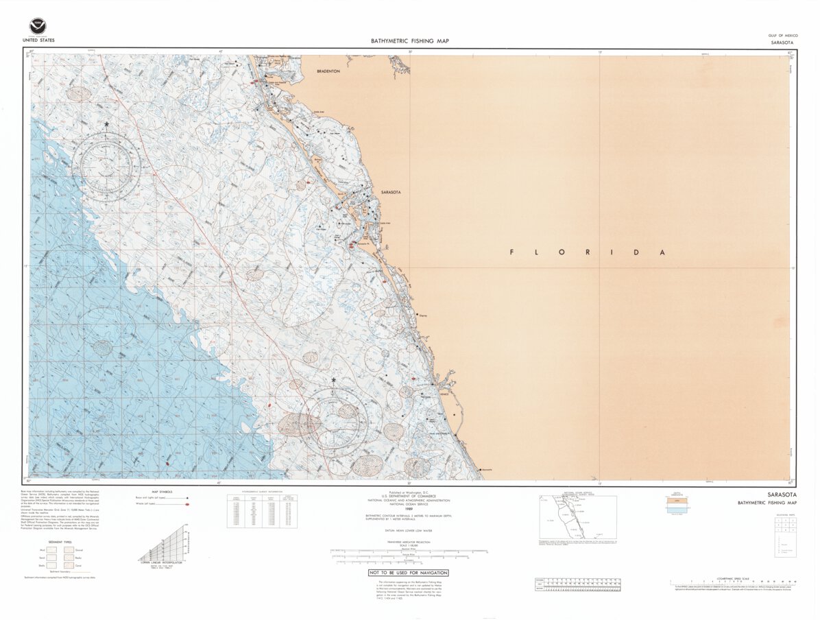 Sarasota (F-86) Map by National Oceanographic & Atmospheric ...