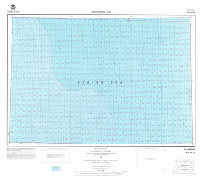 National Oceanographic & Atmospheric Administration (NOAA) Saulsbury (NP 1-6) digital map