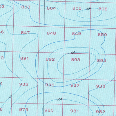National Oceanographic & Atmospheric Administration (NOAA) Saulsbury (NP 1-6) digital map