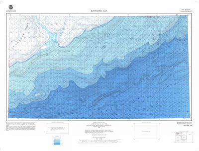 National Oceanographic & Atmospheric Administration (NOAA) Shumagin Bank (NN 4-4) digital map