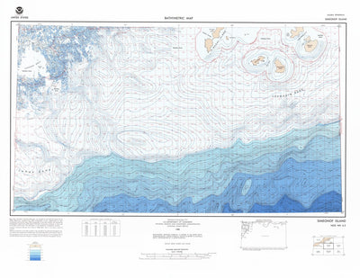 National Oceanographic & Atmospheric Administration (NOAA) Simeonof Island (NN 4-3) digital map