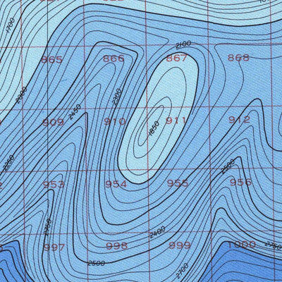 National Oceanographic & Atmospheric Administration (NOAA) Simeonof Island (NN 4-3) digital map