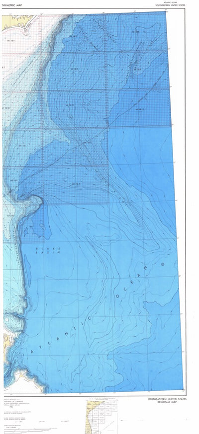 National Oceanographic & Atmospheric Administration (NOAA) Southeastern United States - 2 (BR-3 Pt. 2) digital map