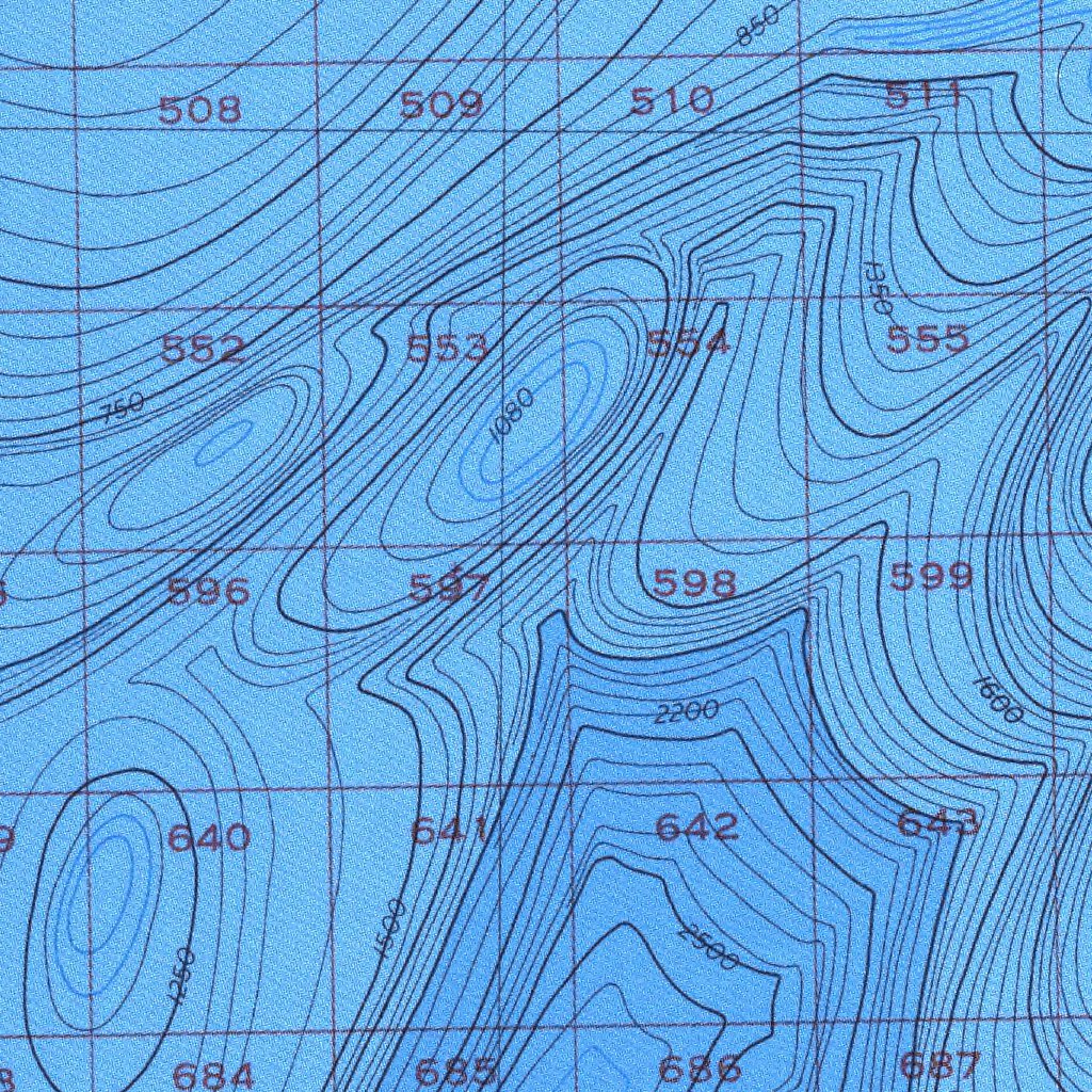 St George Canyon (NO 2-7) Map by National Oceanographic & Atmospheric ...