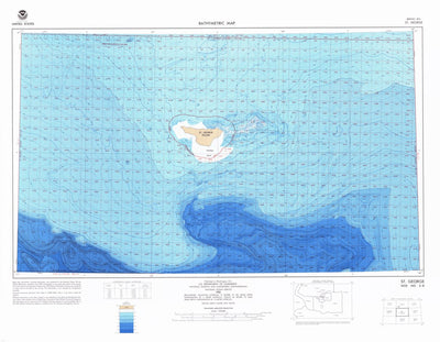 National Oceanographic & Atmospheric Administration (NOAA) St George (NO 2-8) digital map