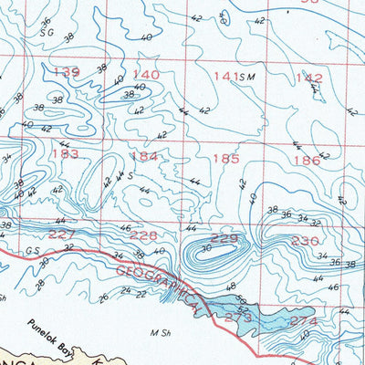 National Oceanographic & Atmospheric Administration (NOAA) St Lawrence (NP 2-2) digital map