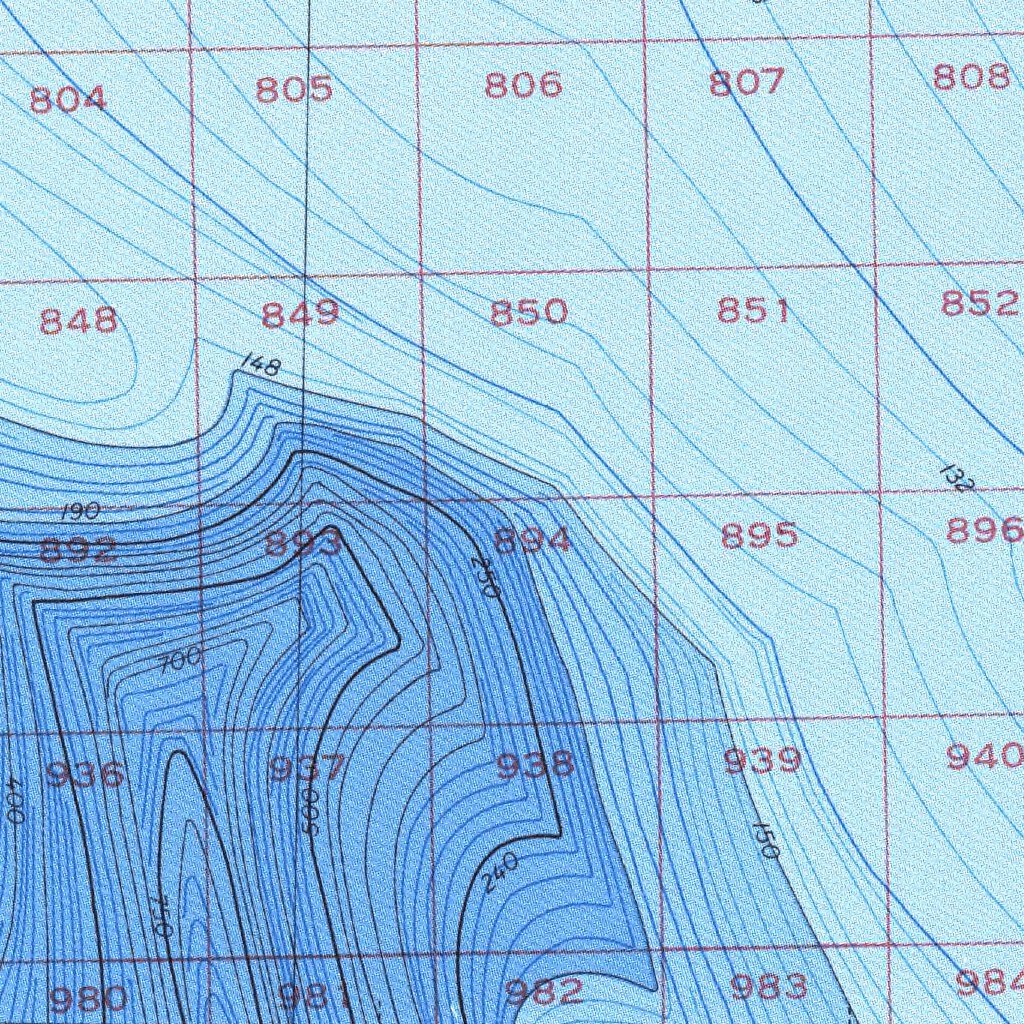St Paul Spur (NO 2-5) Map by National Oceanographic & Atmospheric ...