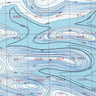 National Oceanographic & Atmospheric Administration (NOAA) Trinity Islands (NO 5-7) digital map