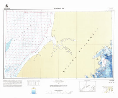 National Oceanographic & Atmospheric Administration (NOAA) Ugashik (NO 4-6) digital map