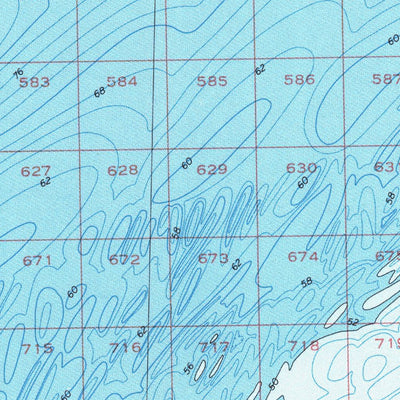 National Oceanographic & Atmospheric Administration (NOAA) Umpqua River - Cape Ferrelo (1308N-17) digital map
