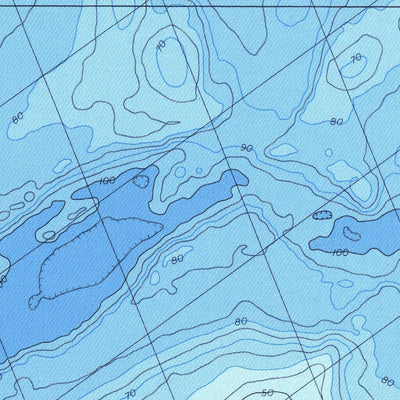 National Oceanographic & Atmospheric Administration (NOAA) West Flower Garden Banks (MS-1a) digital map