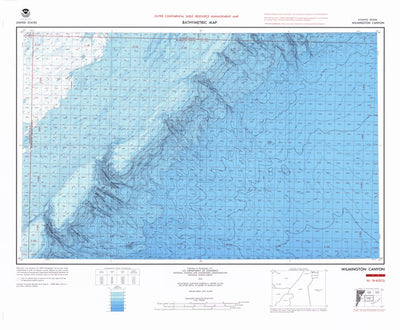 National Oceanographic & Atmospheric Administration (NOAA) Wilmington Canyon (NJ 18-6) digital map