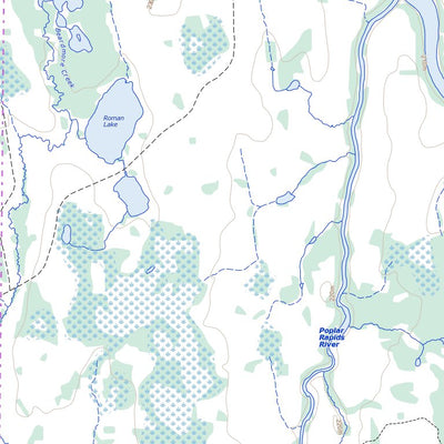 Natural Resources Canada Abimatinu River, ON (042H12 Toporama) digital map