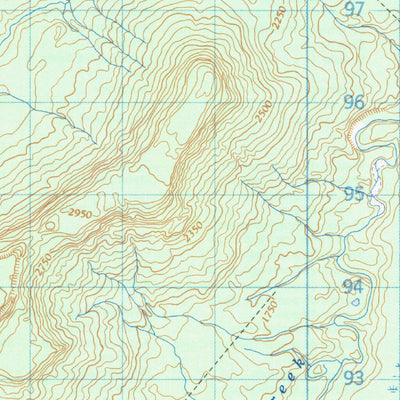 Natural Resources Canada Akue Creek, BC (094J11 CanMatrix) digital map