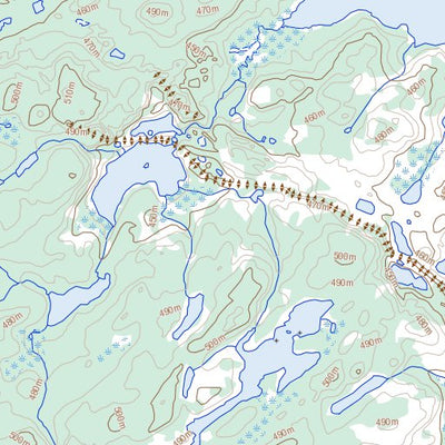 Natural Resources Canada Alcantara Lake, NT (075C16 Toporama) digital map