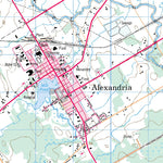Natural Resources Canada Alexandria, ON (031G07 CanMatrix) digital map