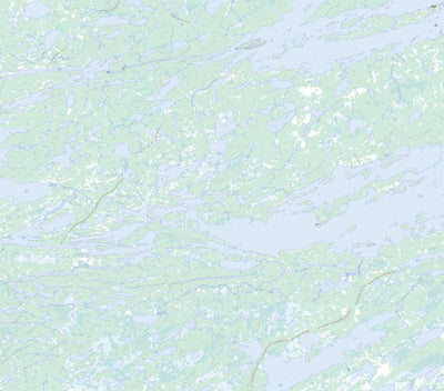 Natural Resources Canada Allbright Lake, MB (063P01 Toporama) digital map