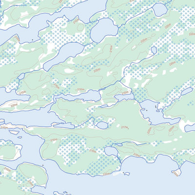 Natural Resources Canada Allbright Lake, MB (063P01 Toporama) digital map