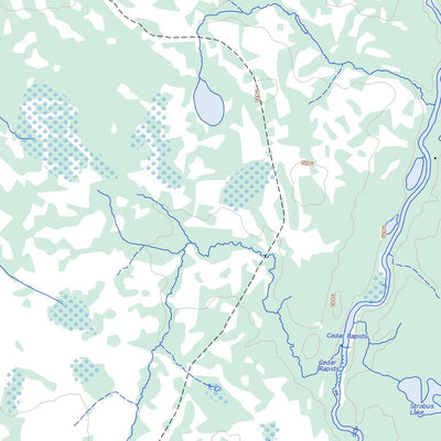 Natural Resources Canada Allenby Creek, ON (042B15 Toporama) digital map