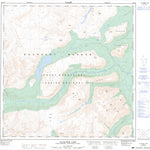Natural Resources Canada Alligator Lake, YT (105D06 CanMatrix) digital map