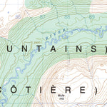 Natural Resources Canada Alligator Lake, YT (105D06 CanMatrix) digital map