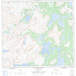 Natural Resources Canada Alliger Lake, NL (014E01 CanMatrix) digital map
