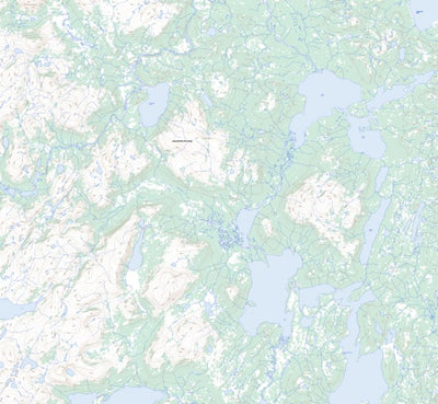 Natural Resources Canada Alliger Lake, NL (014E01 Toporama) digital map