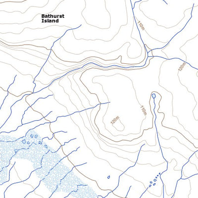 Natural Resources Canada Allison Inlet, NU (068H04 Toporama) digital map