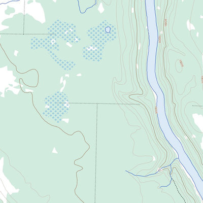 Natural Resources Canada Amadou Lake, AB (083P07 Toporama) digital map