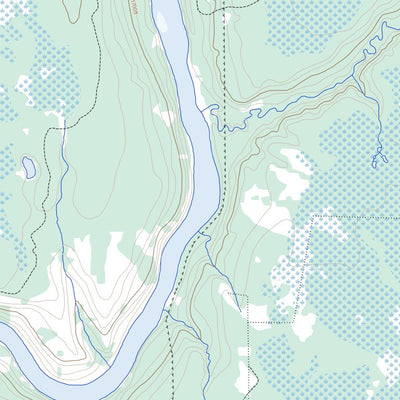 Natural Resources Canada Amadou Lake, AB (083P07 Toporama) digital map