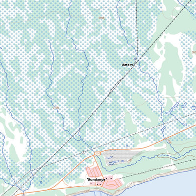 Natural Resources Canada Amery, MB (054D09 Toporama) digital map