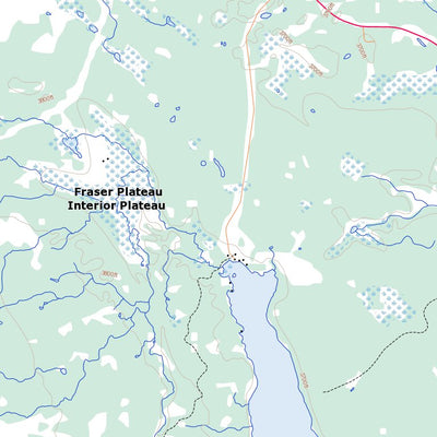 Natural Resources Canada Anahim Lake, BC (093C06 Toporama) digital map