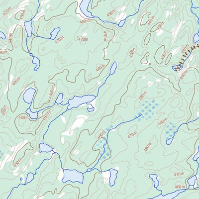 Natural Resources Canada Anderson Lake (075F02 Toporama) digital map