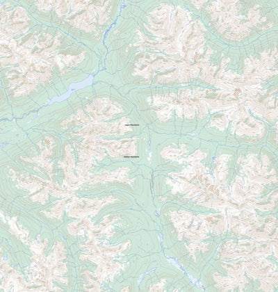Natural Resources Canada Anderson Lake, YT (105H10 Toporama) digital map