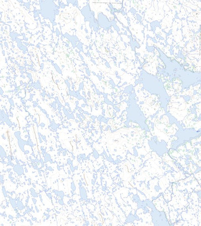 Natural Resources Canada Andrews Lake, NU (055M15 Toporama) digital map