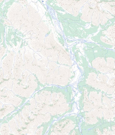 Natural Resources Canada Angel Lake, YT (106D15 Toporama) digital map