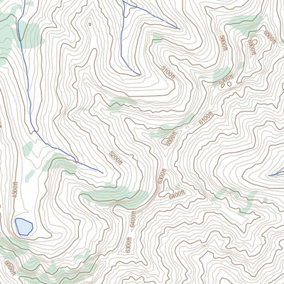 Natural Resources Canada Angel Lake, YT (106D15 Toporama) digital map