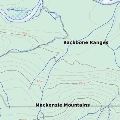 Natural Resources Canada Anthill Creek, NT (106A02 Toporama) digital map