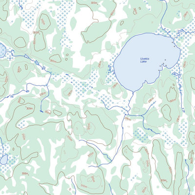 Natural Resources Canada Apeganau Lake, MB (063O12 Toporama) digital map