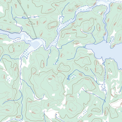 Natural Resources Canada Apeganau Lake, MB (063O12 Toporama) digital map
