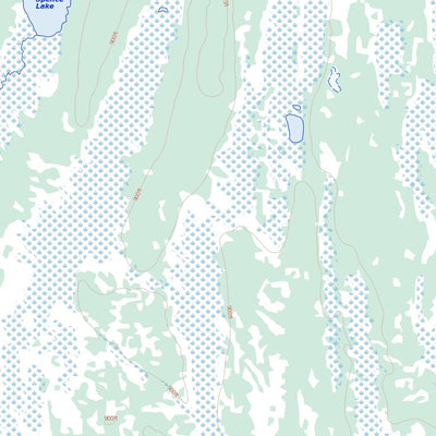 Natural Resources Canada Archies Lake, MB (063B03 Toporama) digital map
