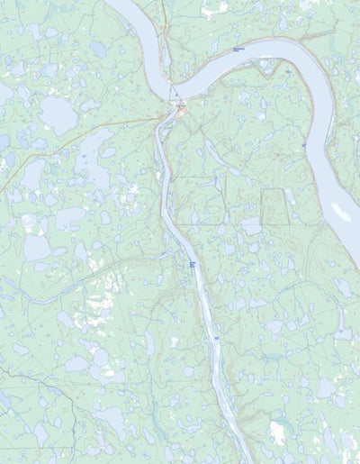 Natural Resources Canada Arctic Red River, NT (106N05 Toporama) digital map