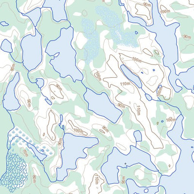 Natural Resources Canada Arlone Lake, NU (066M08 Toporama) digital map