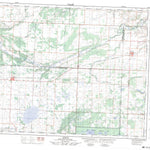 Natural Resources Canada Arran, MB (062N13 CanMatrix) digital map